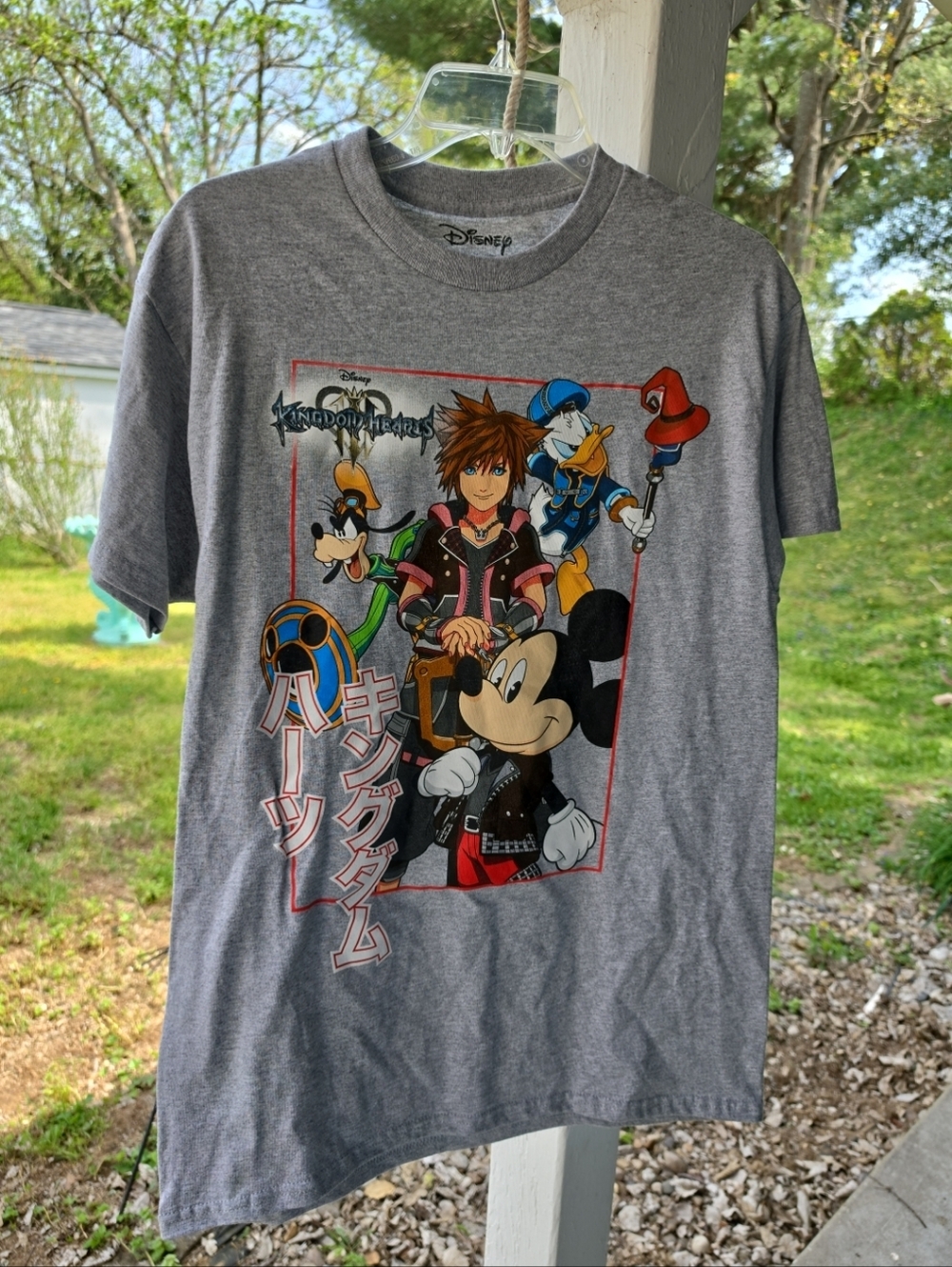 Disney Kingdom Hearts 3 Shirt Sora Mickey Donald Goofy Medium